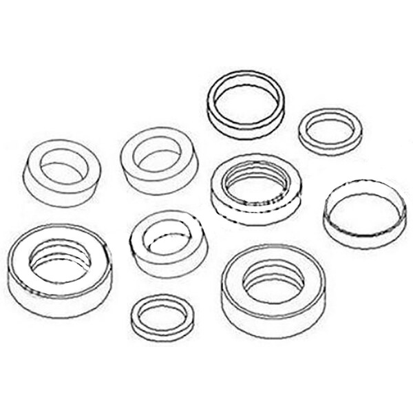 Aftermarket Left LH Right RH Cylinder Seal Kit For Hitachi ZAXIS ZX250 ZAXIS270 ZAXIS280LC 4485615 - main